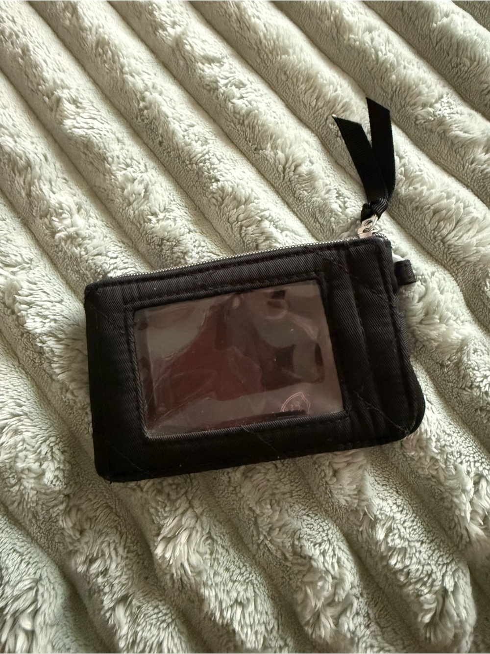 Vera Bradley Black ID Card Holder